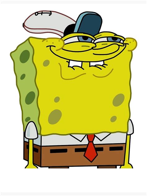 spongebob smirking meme